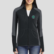 Ladies Jacket - Ladies Colorblock Microfleece Jacket